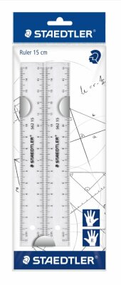 Staedtler STAEDTLER Lineal transp. 15cm 2St.