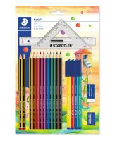 Staedtler Malset Noris mit Lineal   100% PEFC