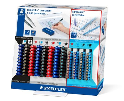 Staedtler Lumocolor removables display