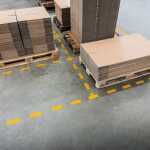 Durable Stellplatzmarkierung T gb 10St 100x0,7x150 mm