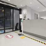 Durable Bodenmarkierung FUSS gb 1Paar 90x240x0,7mm