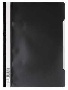 Durable Schnellhefter A4 PP sw 25St transp. Vorderdeckel