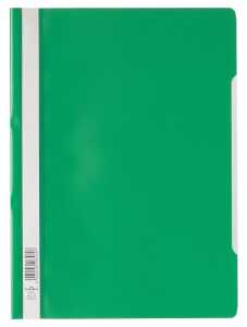 Durable Schnellhefter A4 PP gn 25St transp. Vorderdeckel