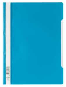 Durable Schnellhefter A4 PP bl 25St transp. Vorderdeckel