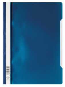 Durable Schnellhefter A4 PP d.bl 25St transp. Vorderdeckel