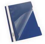 Durable Schnellhefter A4 PP d.bl 25St transp. Vorderdeckel