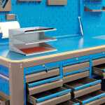 Durable Sortierreck 3tlg A4/Folio gr aus Metall