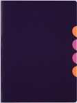 Pagna Ordnungsmappe Style up Karton 5 Fächer lila