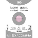 Exacompta Karteikarten A5 kar 100St/Pkg rosa