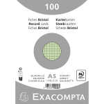 Exacompta Karteikarte A5 kar 100St/Pkg grün