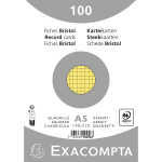 Exacompta Karteikarten A5 kar 100St/Pkg gelb