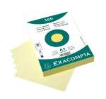 Karteikarten A5 lin 100St/Pkg gelb