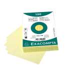 Karteikarten A6 lin 100St/Pkg gelb