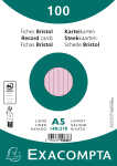 Karteikarten A5 lin 100St/Pkg rosa