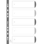 Exacompta Register A4 Karton 5tlg bedr.farbig