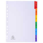 Exacompta Register A4 6tlg ws+bedr.farbig.Tabs