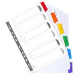 Exacompta Register A4 6tlg ws+bedr.farbig.Tabs