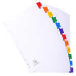 Exacompta Register Jan-Dez A4 mani+bedr.farbig.Tab