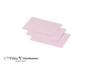 Clairefontaine Karte Mini 70x95 Pollen bonbonrosa