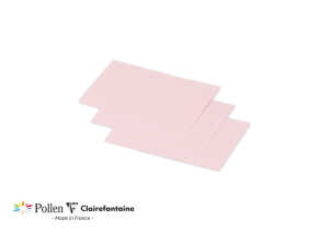 Clairefontaine Karte Mini 70x95 Pollen rosa
