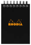 Rhodia NotizBlockk A7 Doppel lin 80Bl schw