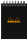Rhodia NotizBlockk A7 Doppel lin 80Bl schw