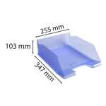 Exacompta Briefablage Combo-Maxi eisblau tr