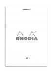 Rhodia Block Rhodia White A7 lin 80Bl