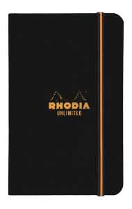 Rhodia Notizbuch Rhodia GZ 9x14 kar 60Bl sort