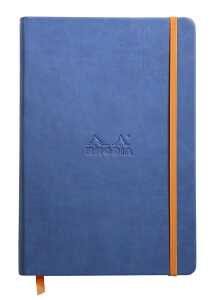 Rhodia Book Rhodiarama A5 96Bl liniert saph