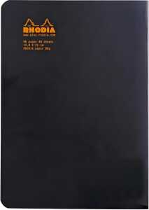 Rhodia Heft Black Classic A5 Dot 48Bl 80g