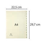 Exacompta Register Karton A4 12-teilig JanDez