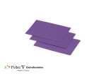 Clairefontaine Karte Mini 70x95 Pollen violett