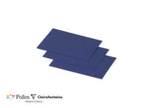 Clairefontaine Karte Mini 70x95 Pollen königsblau