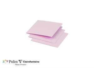 Clairefontaine Doppelkarte Pollen 110x110 bonbon