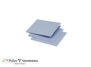 Clairefontaine Doppelkarte Pollen 110x110 lav blau