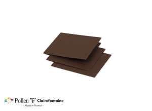 Clairefontaine D-karte Pollen 110x110 schoko