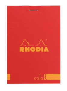 Rhodia Block Rhodia coloR 85x120 70Bl lin Mohnb