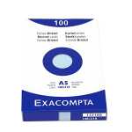 Exacompta Karteikarten A5 blanco blau 100St
