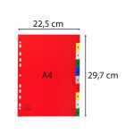 Exacompta Register A4 PP blanco 10Tlg 180mµ