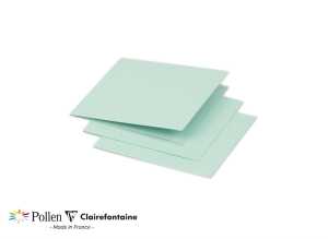 Clairefontaine Doppelk Pollen 116x116 jadegrün