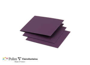 Clairefontaine Doppelkarte Pollen 116x116 cassis