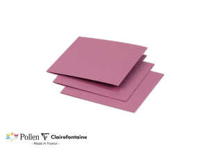 Clairefontaine Doppelk Pollen 116x116 hortensienro