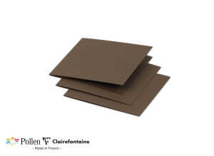 Clairefontaine Doppelk Pollen 116x116 braun