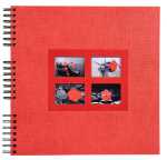Spiralalbum 32x32cm PASSION rot