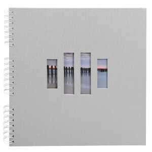 Exacompta Spiralalb Zen grau 32x32 60S weiss