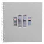 Exacompta Spiralalb Zen grau 32x32 60S weiss