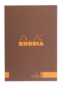 Rhodia Block Rhodia coloR A5 lin 70Bl schoko