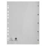 Exacompta Register A4 1-5 PP weiss+Index