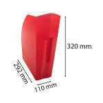 Exacompta Stehsam The Magazine karminrot tr